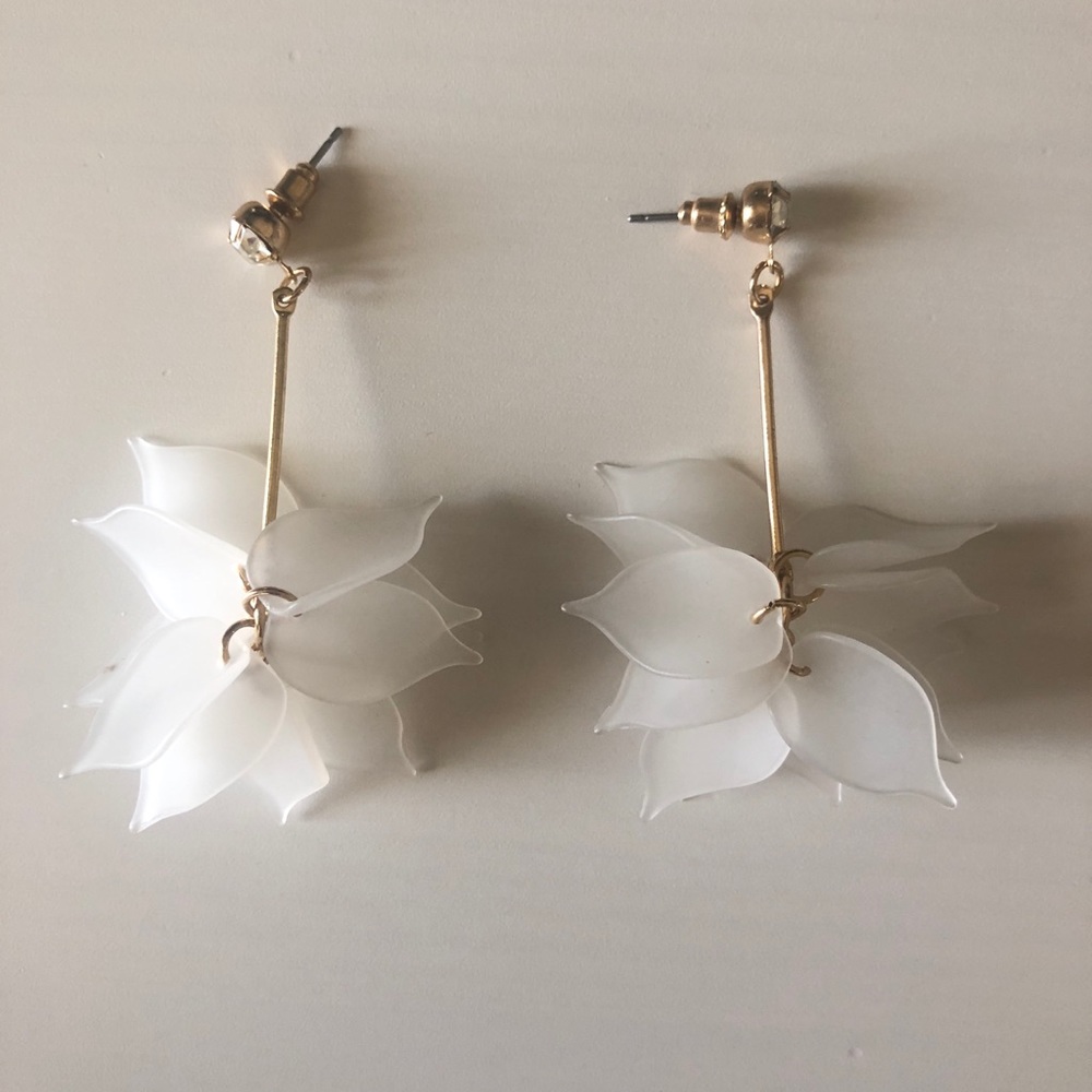 Lotus flower earrings